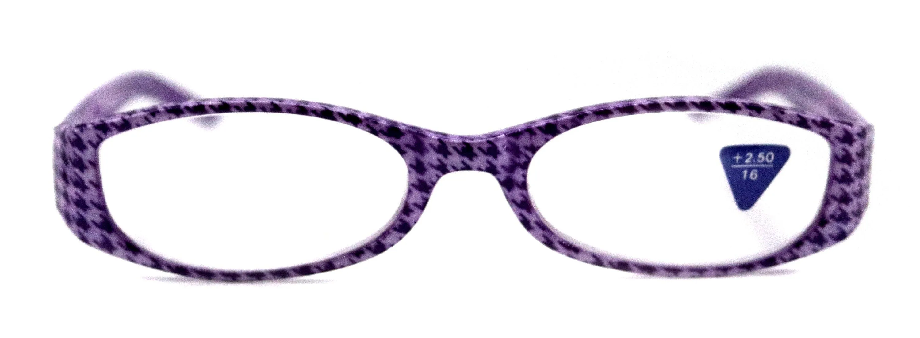 The Scottish, (Premium) Reading Glasses, High End Readers (Purple) Hound Tooth  1.25..  3 Magnifying Eyeglasses. Houndstooth NY Fifth Avenue