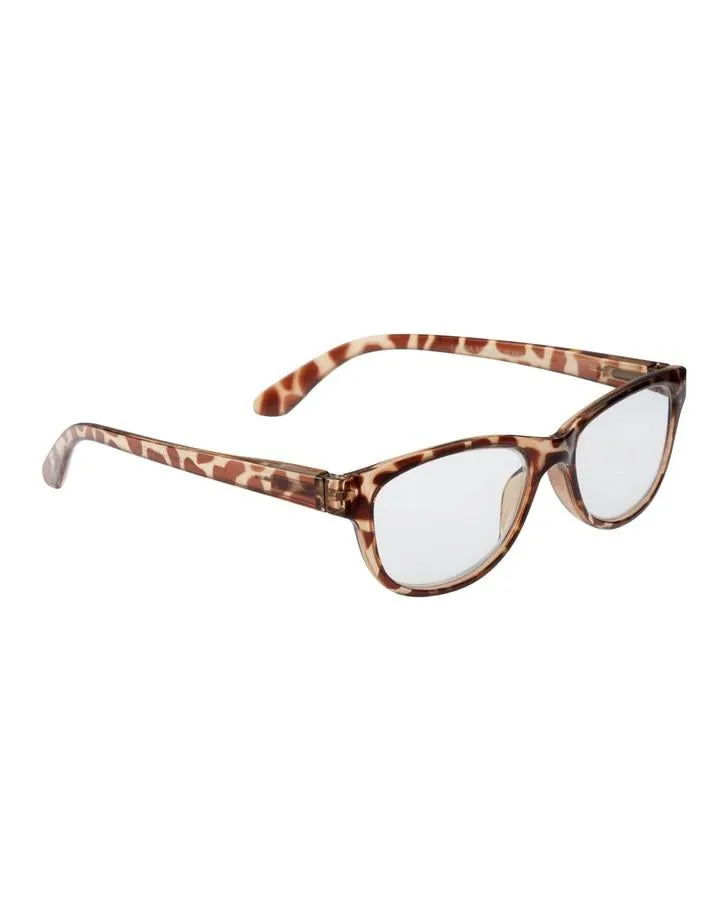 Thin Oval Tortoiseshell Reading Glasses