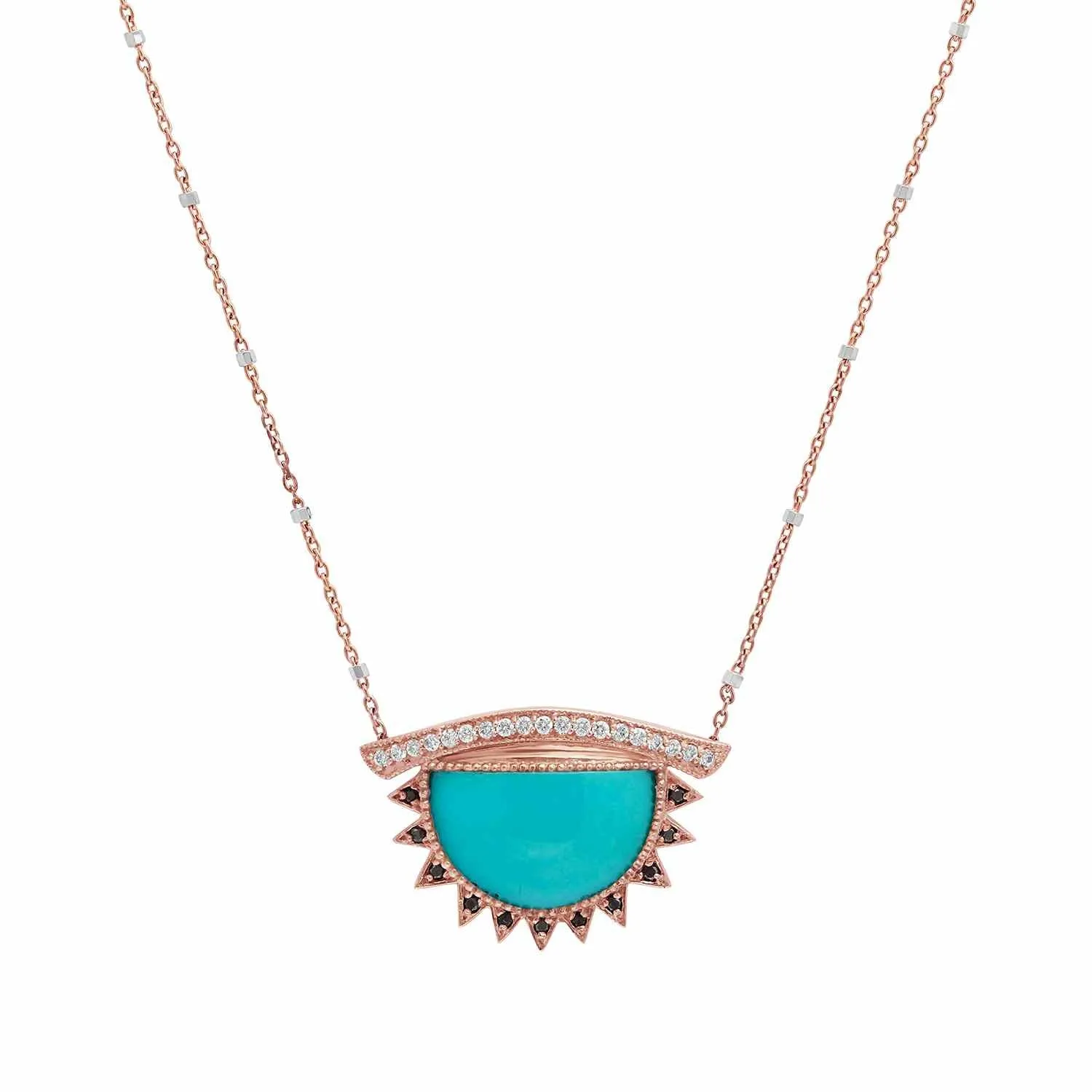 Third Eye Necklace   Turquoise