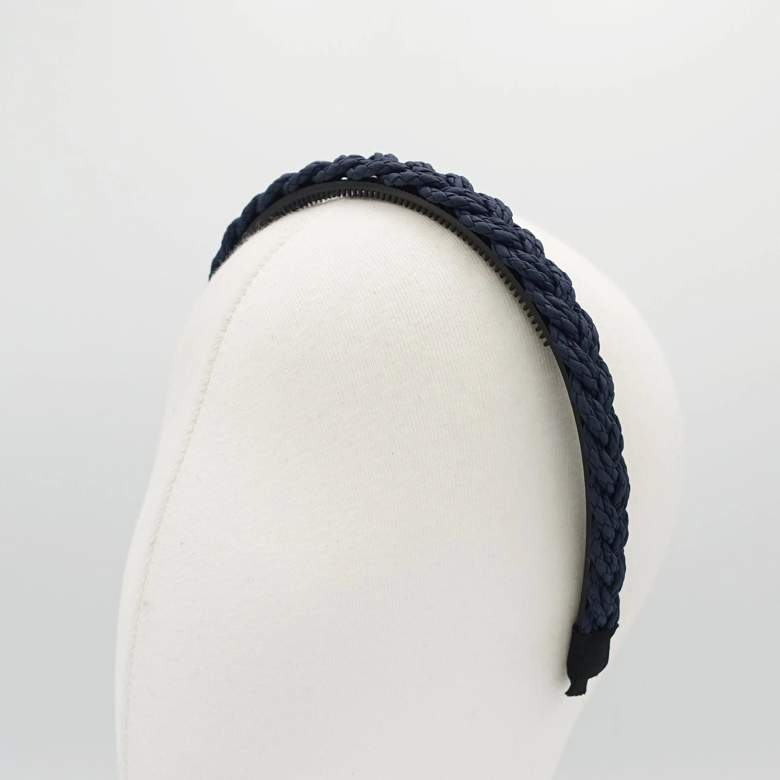 thread strand braided headband basic thin hairband women hair accessory