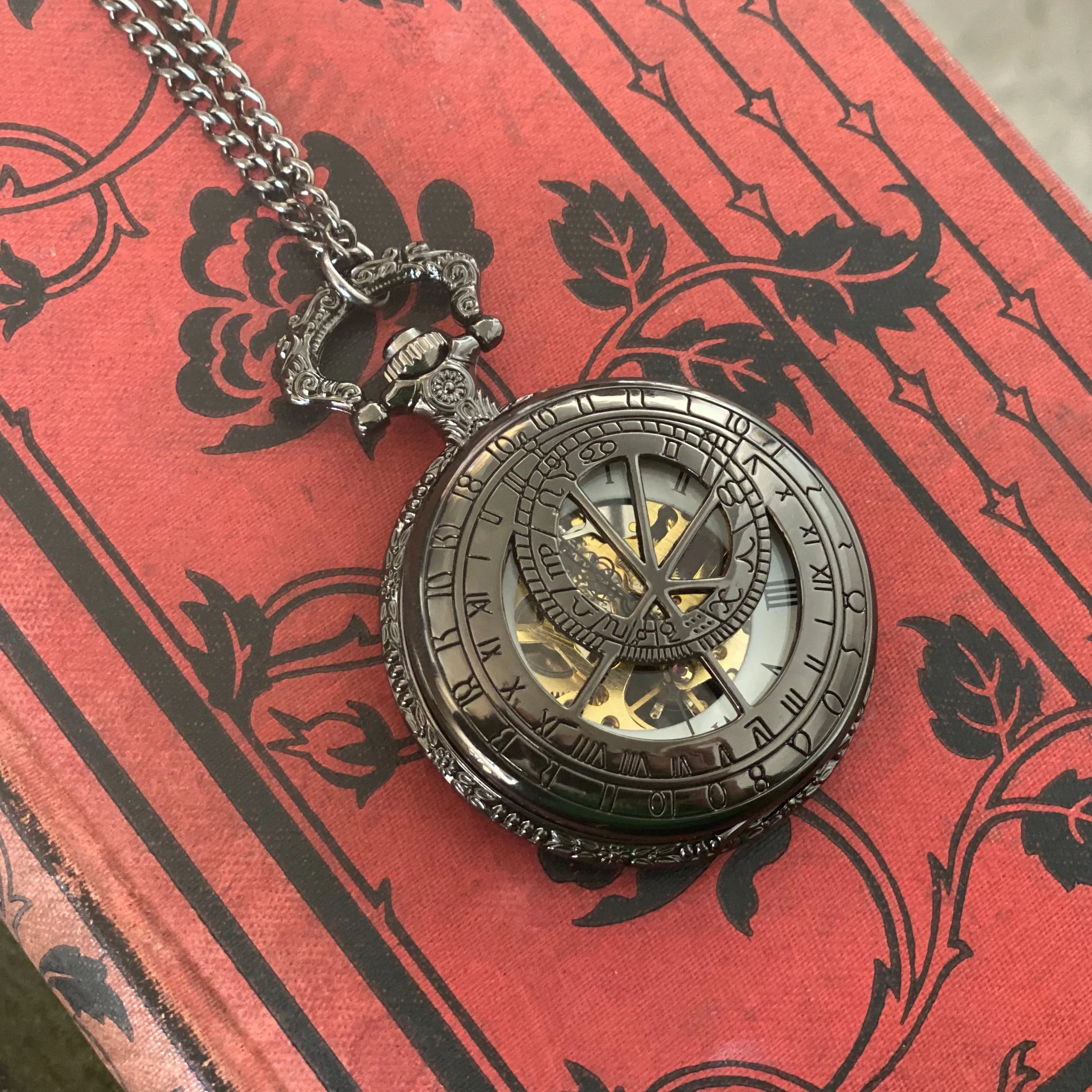 Time Lord Mechanical Pocket Watch - Pocket Chain or Necklace