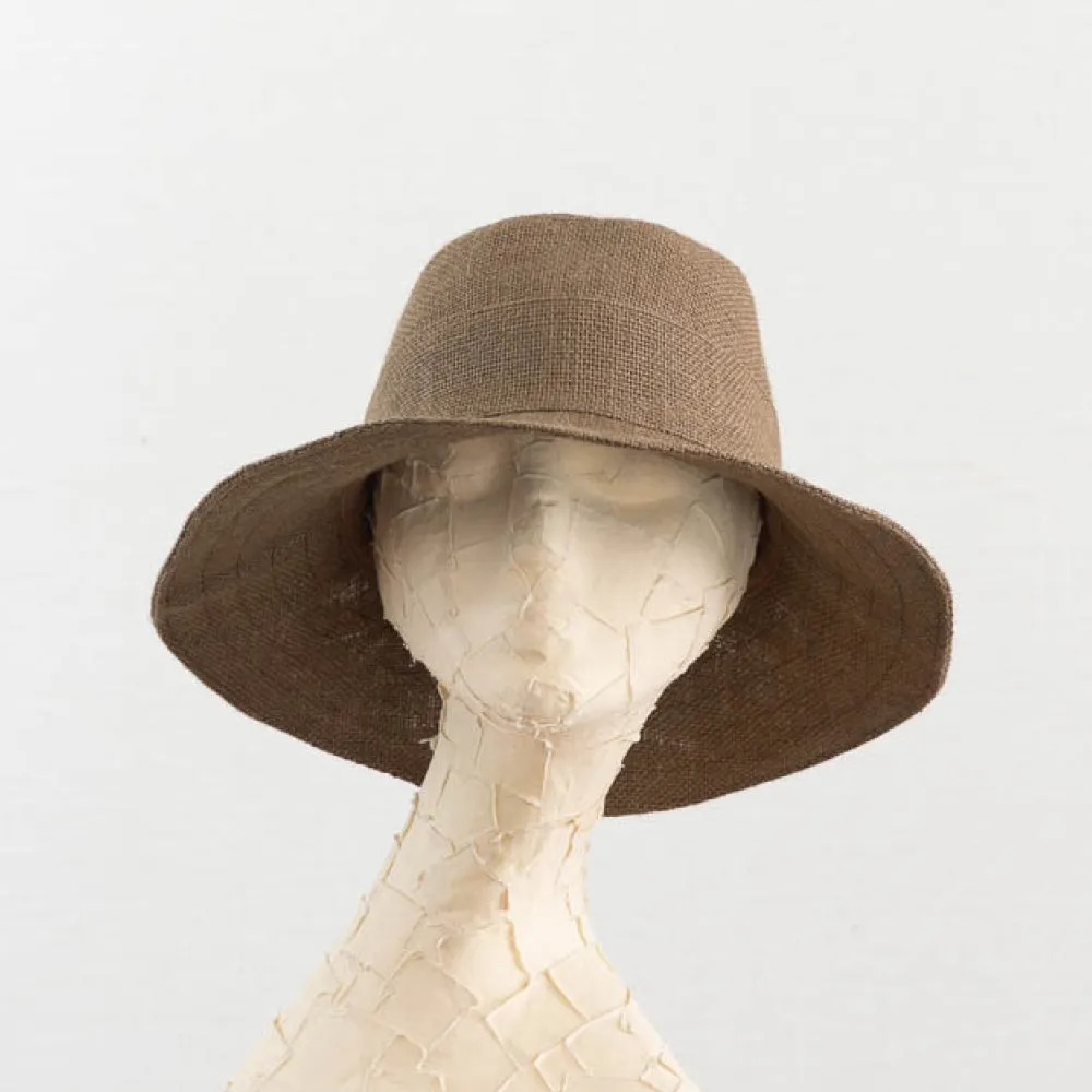 Tsuyumi Jute Mid Brim Bucket Hat