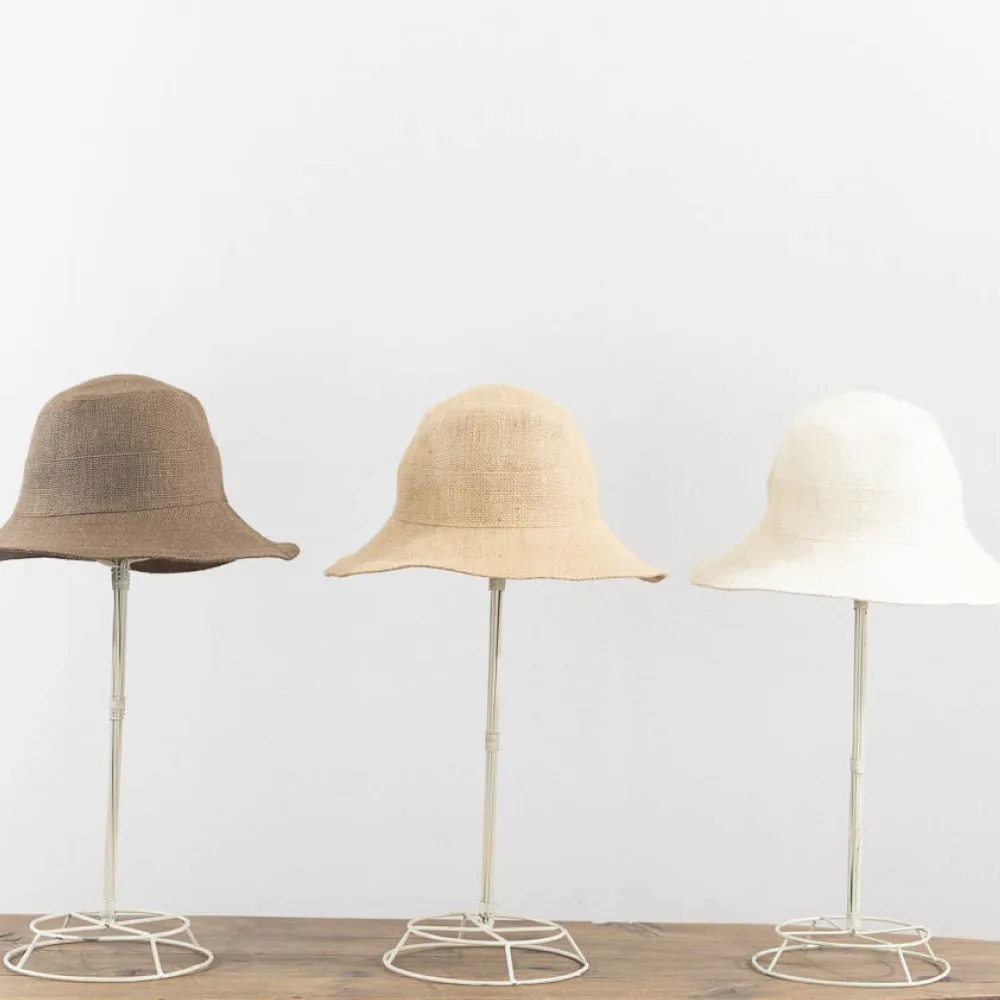 Tsuyumi Jute Mid Brim Bucket Hat