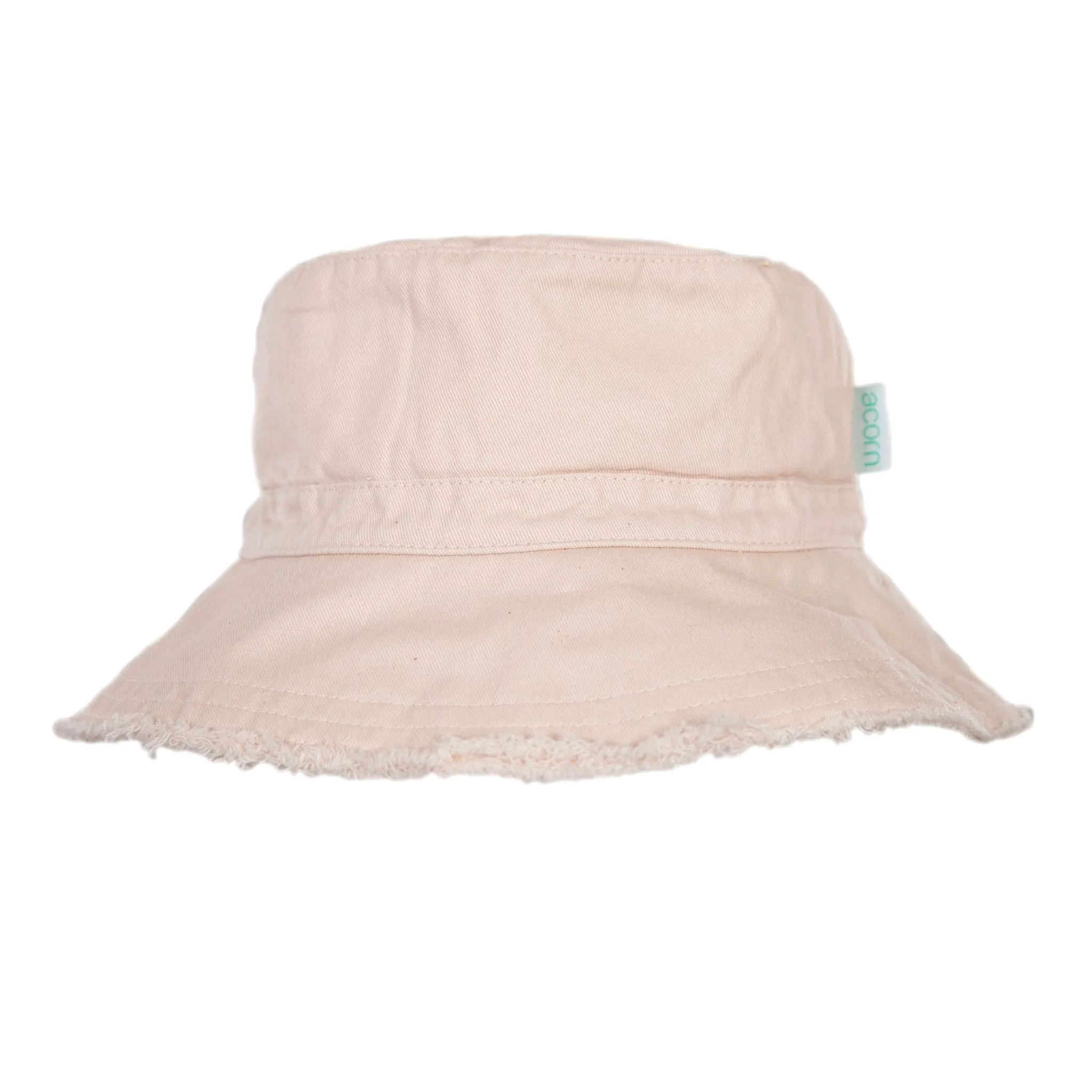 Vanilla Frayed Bucket Hat