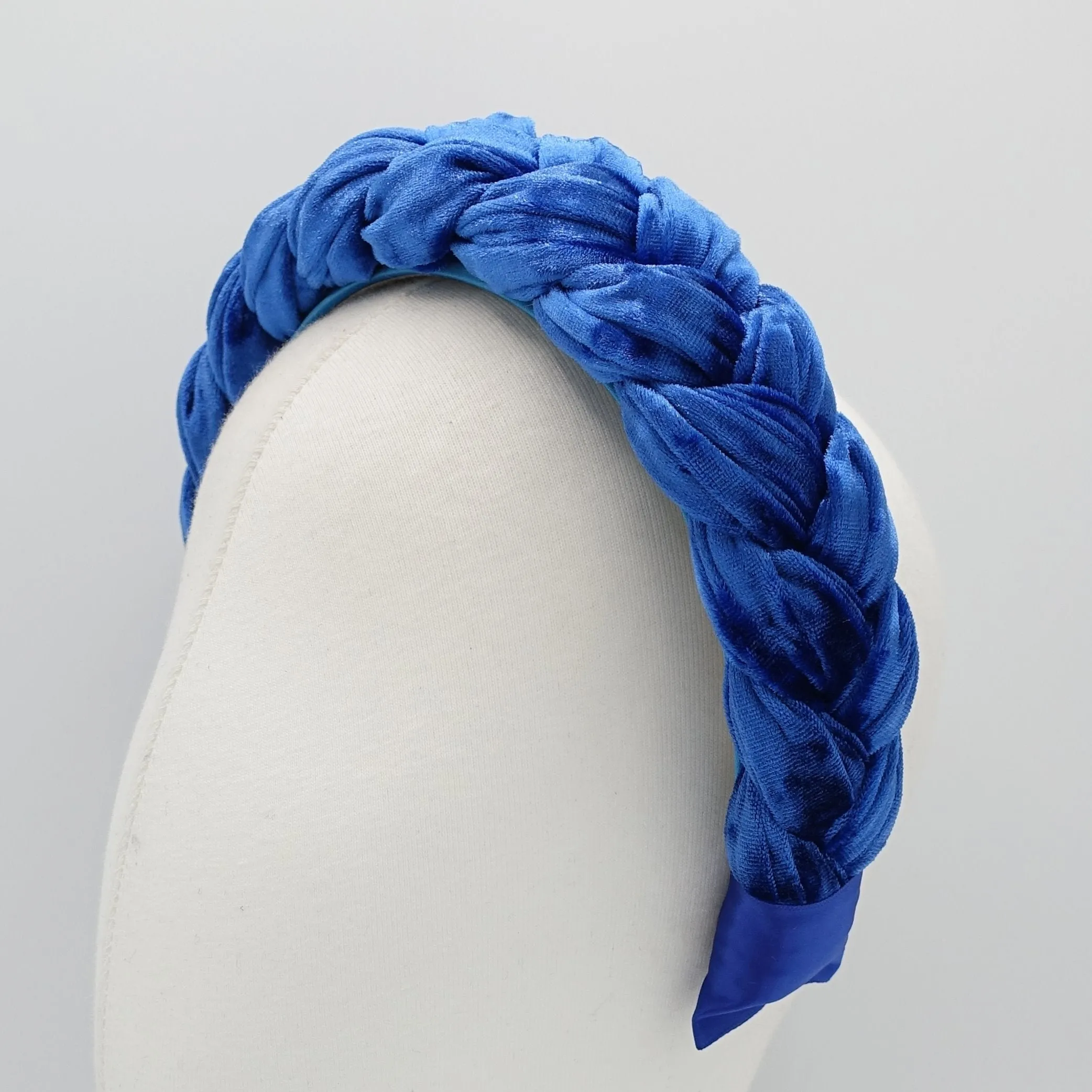 velvet braided headband crushed velvet wide hairband stylish woman hair accessory