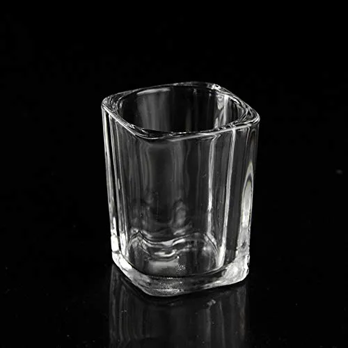 Vilon Premium Heavy Base Shot Glass set 12 | crystal Square Shot Glasses for Party Bar, Vodka & Tequila | 60 ML | TRANSPARENT(Brown tray not include)