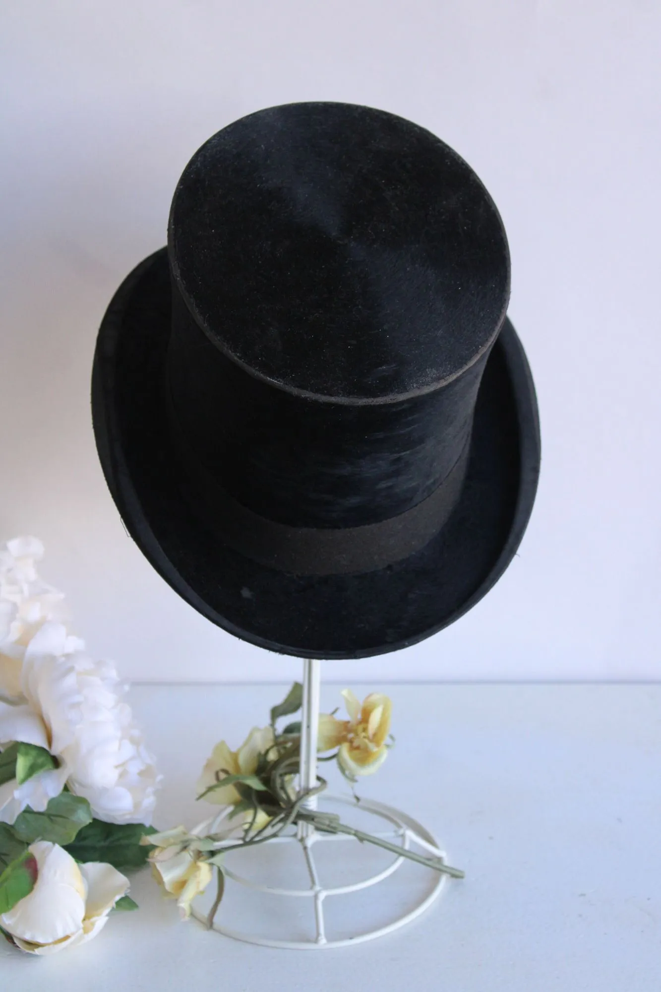 Vintage Antique 1800s Top Hat