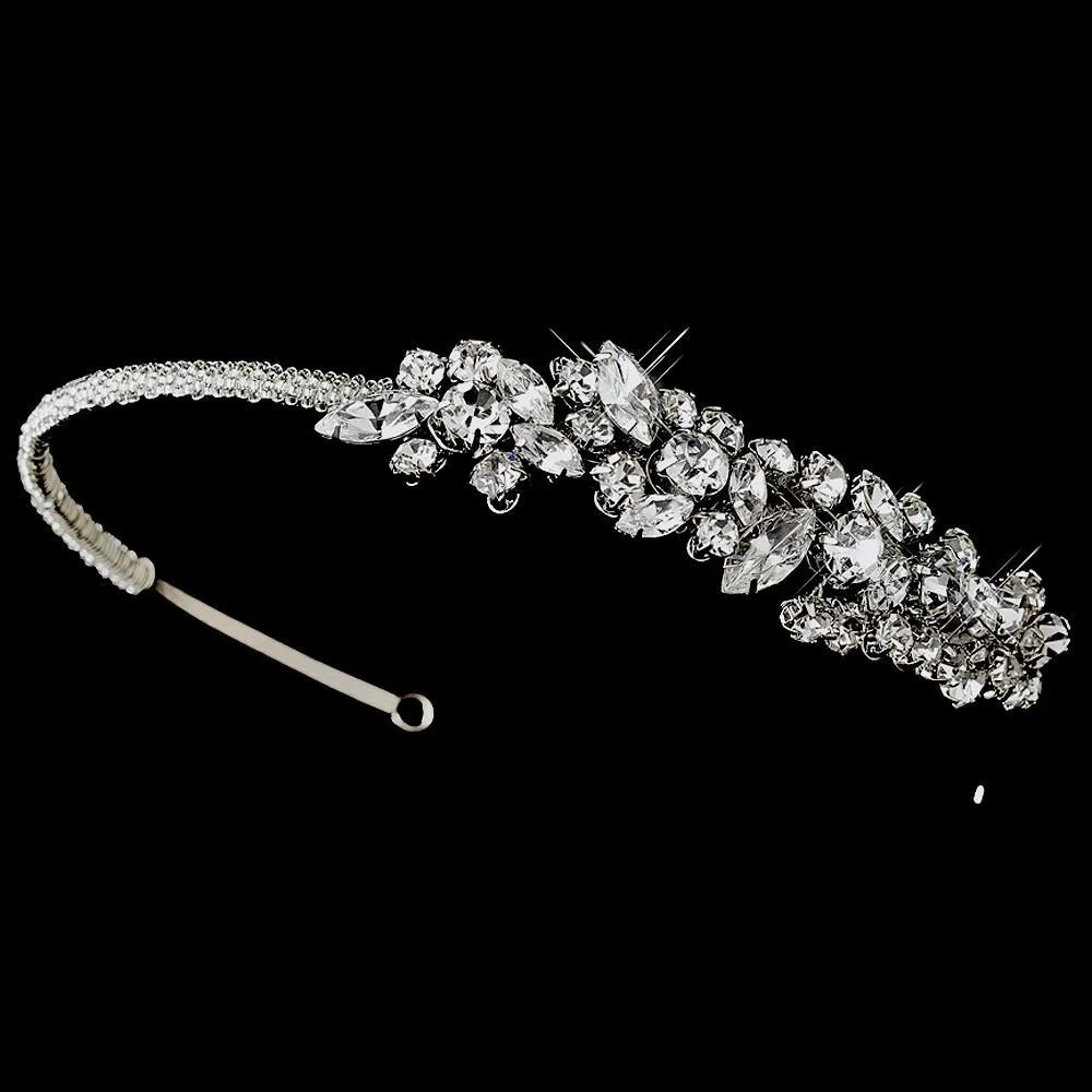 Vintage Bridal Headpiece with Side Ornament