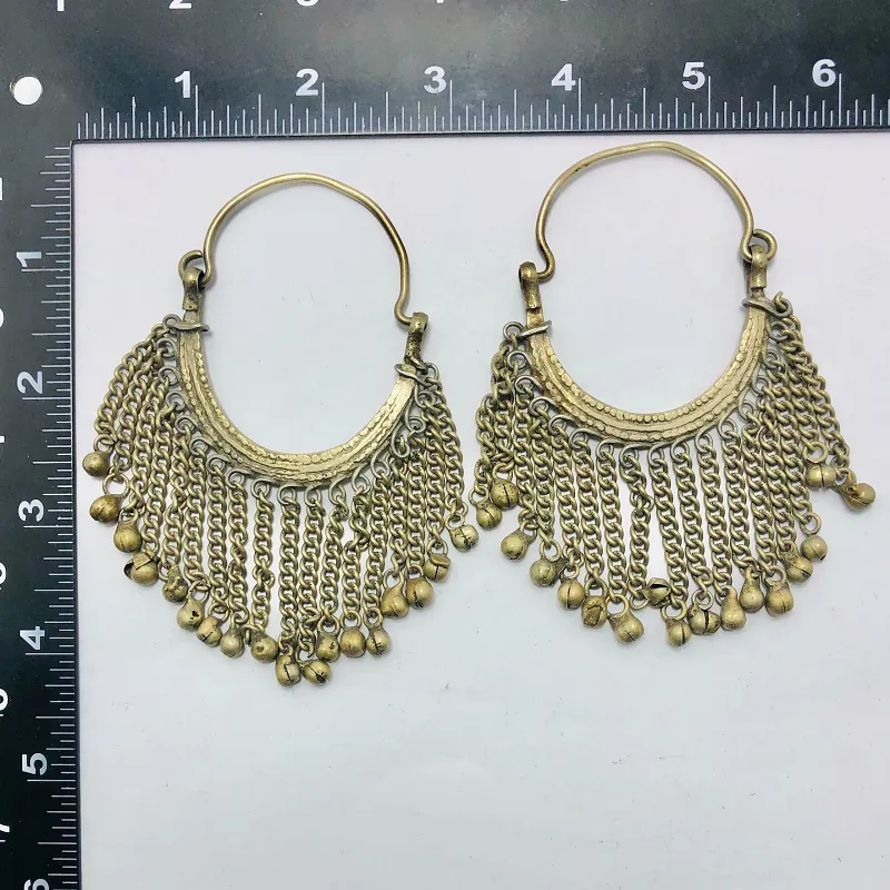 Vintage Earrings With Long Bells