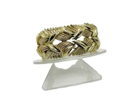 Vintage Textured Coro Pegasus Mid Century Bracelet