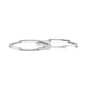 Vivid Sterling Silver Bangle