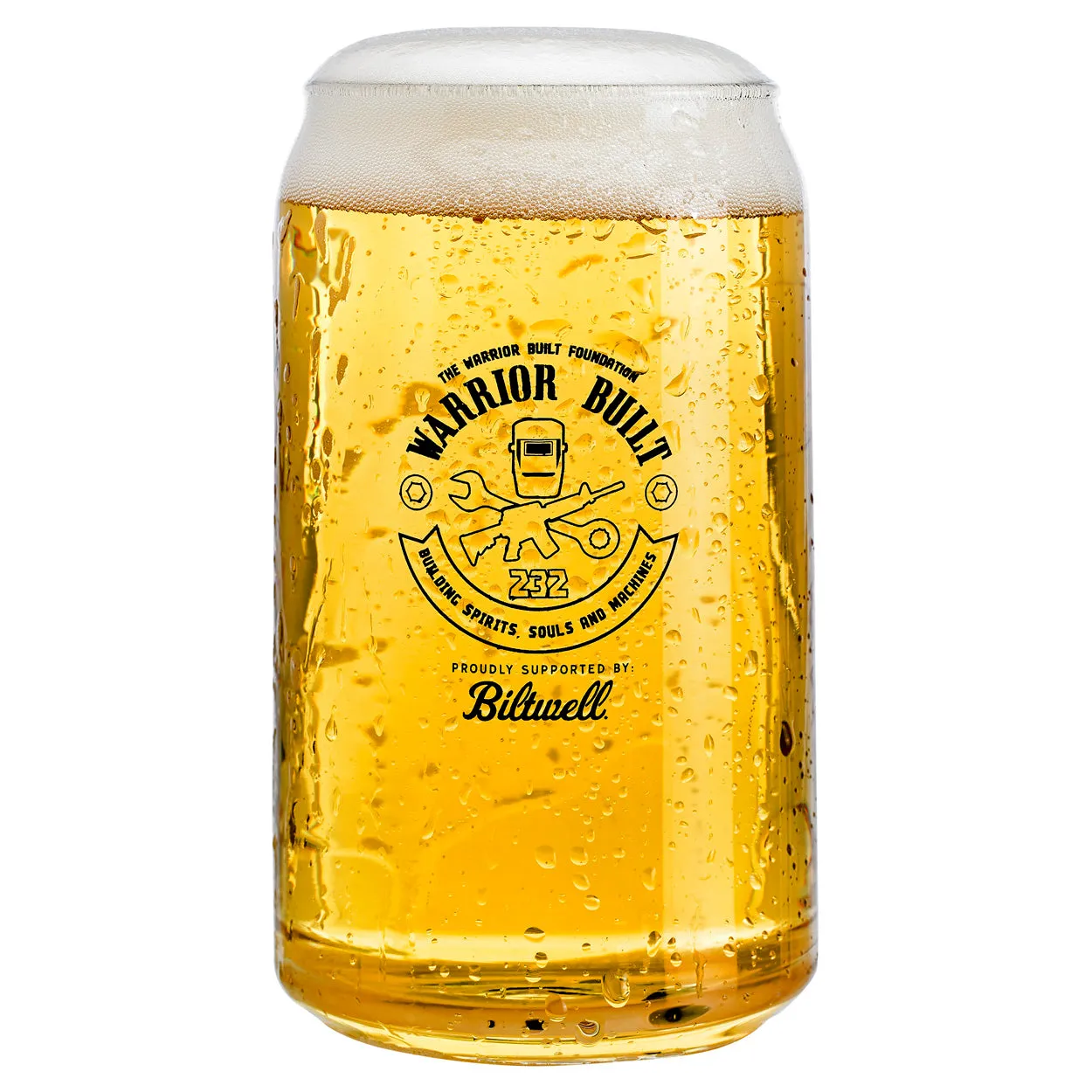 Warrior Built 2020 Pint Glass