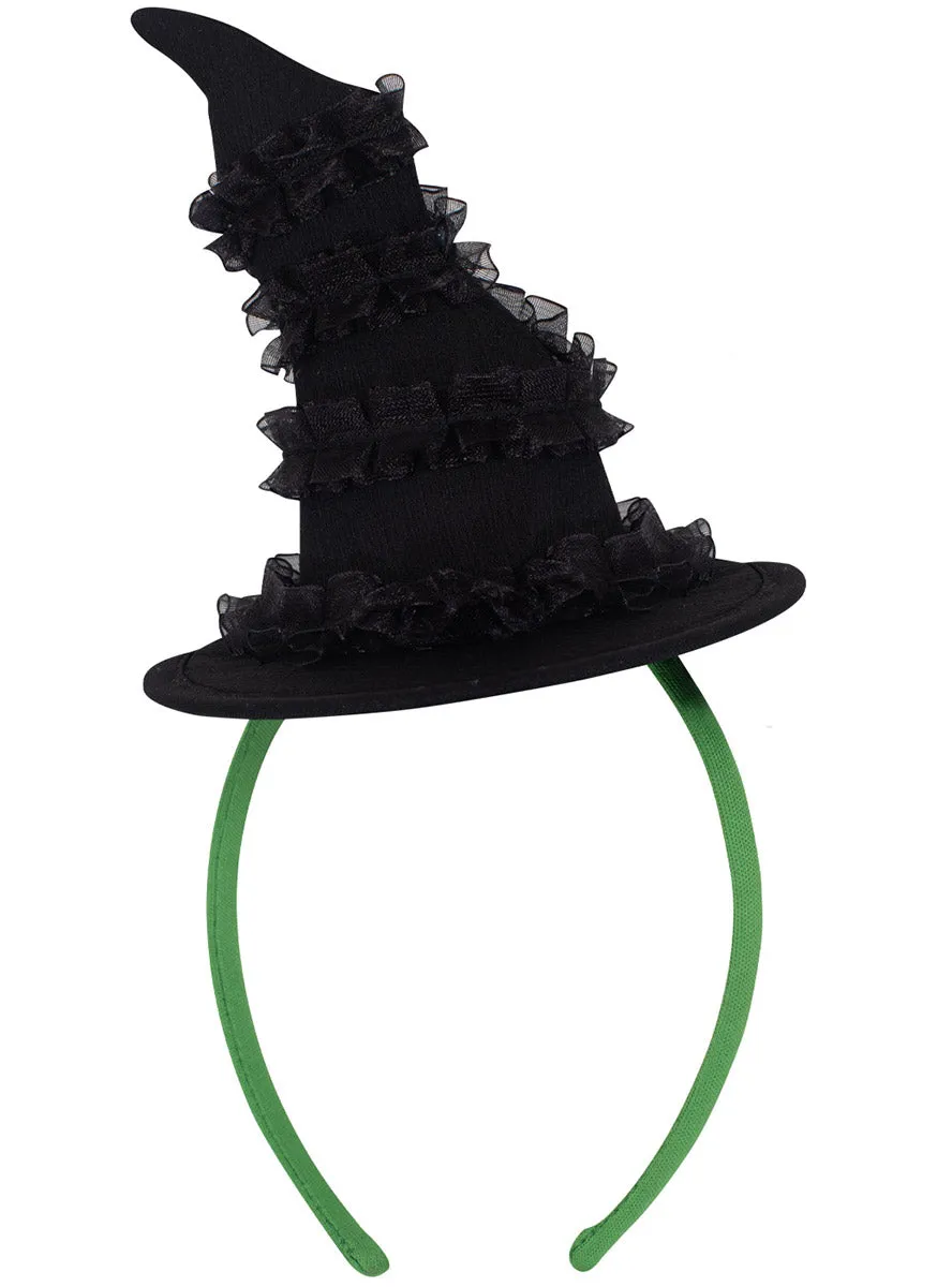 Wicked Girl Elphaba Mini Witch Costume Hat