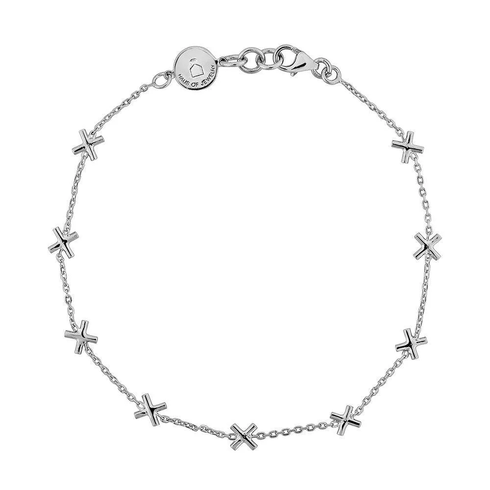 X Bracelet - Silver