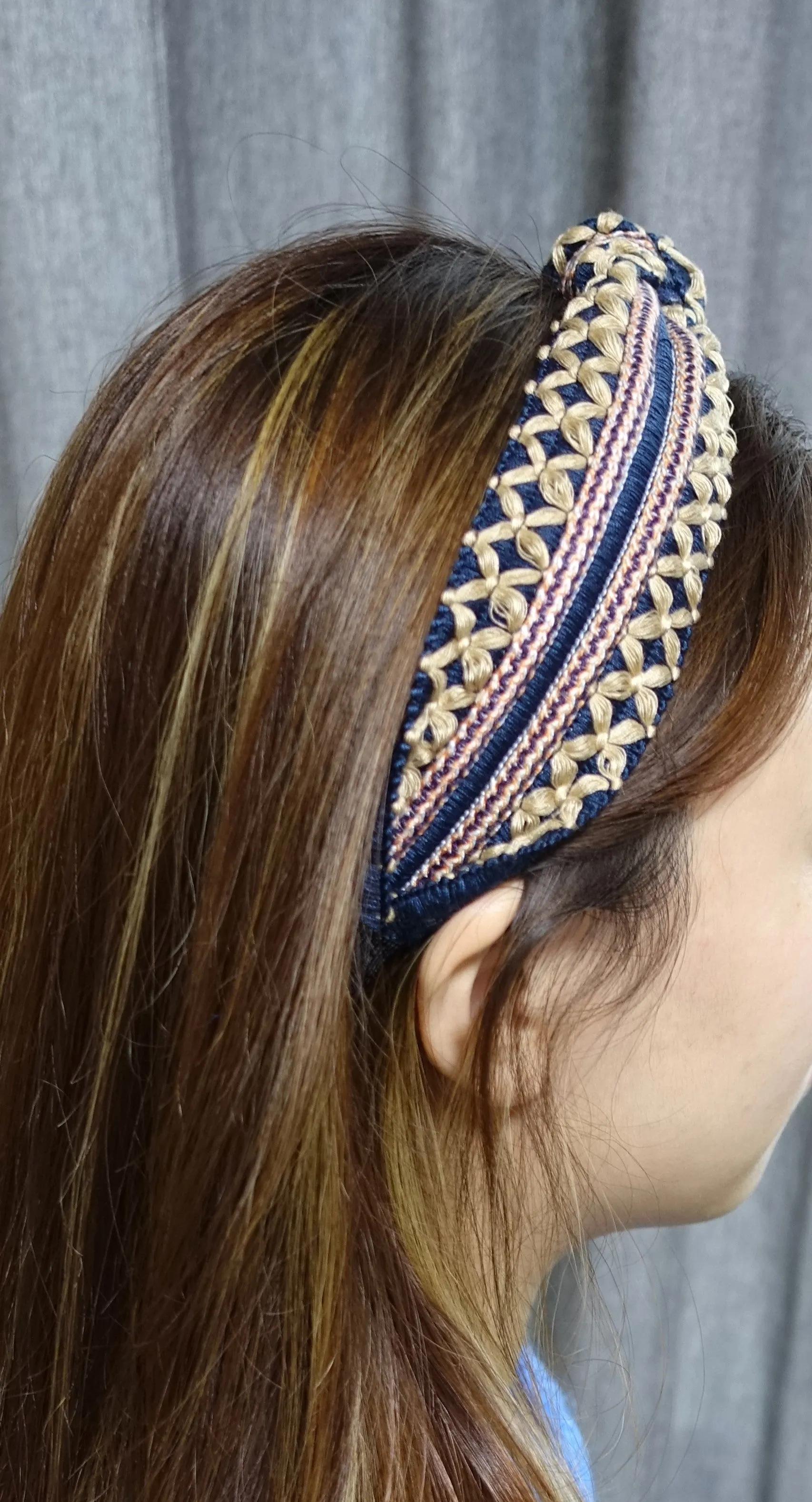 x decorated knotted headband womens hairband