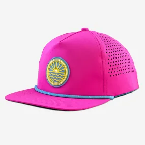 YOUTH 80s Sun Wave Waterproof Hat - Pink